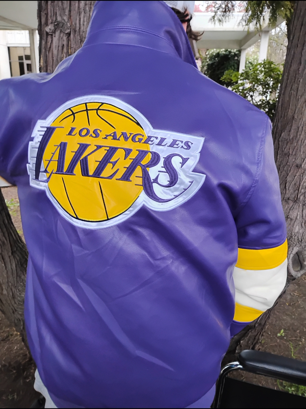 NBA Los Angeles Lakers Purple and Gold Varsity Bomber Jacket